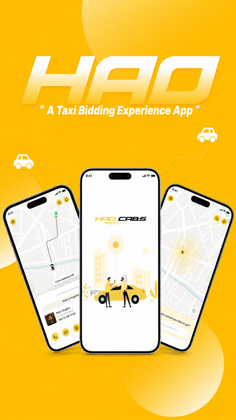 HAO Cabs — A Taxi Bidding Experience App